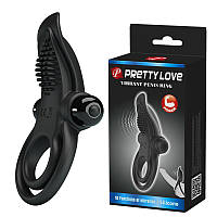 Ерекційне віброкільце - Pretty Love Vibrant Penis Ring Black