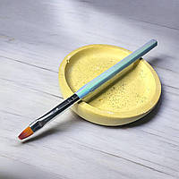 Пензелик універсальний для нарощування та дизайну нігтів блакитний