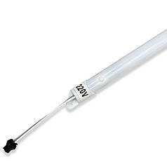 LED лінійка Biom 9W 220V 6000K 600мм IP20 матова LBB-220-060-9-6 з вимикачем 21613