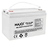 Гелевий акумулятор MAXX FM-12-100 12V/100A для ДБЖ та інверторів, фото 5