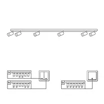 Світильник стельовий Goldlux спот ARRAS GU10 IP20 білий 323637, фото 3