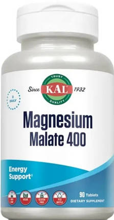 Магній KAL Magnesium Malate 400 90 tab, фото 1