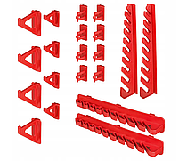 Настінний органайзер панель для інструментів лотки контейнери 78х78см 41 контейнер, фото 7