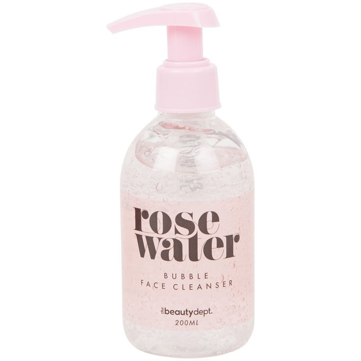 Бульбашковий очищуючий засіб для обличчя з рожевою водою Rose Water