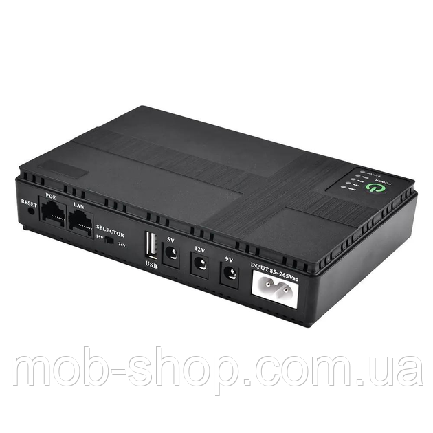 Джерело безперебійного живлення для роутера / комутатора TTN DC1018P 10400 мАг 18W black