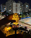 Чарівна Нічна Сова Ліхтар на сонячній енергії, фото 5