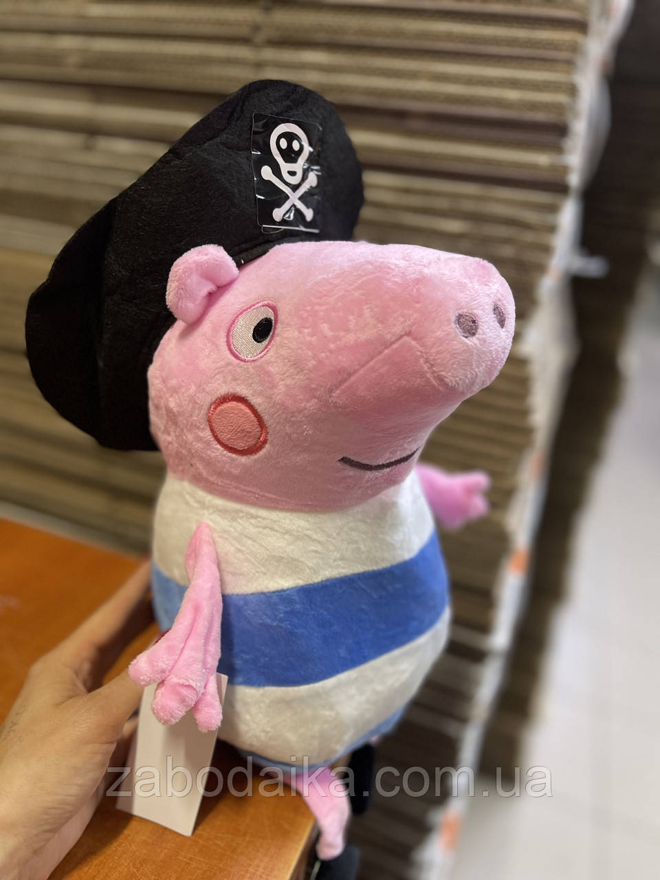 Велика м'яка іграшка Свинка Пеппа Джордж 14744, фото 1