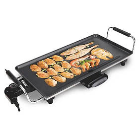 Гриль електричний DSP KB1057 46x26 см 2000W Silver-Black