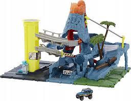 Matchbox Вулкан Real Adventures Volcano Lights And Sounds Set Hhw21 автомобіль Dune Dog.