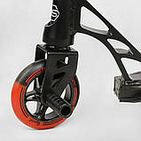 Самокат трюковий Reactor RC-33325, з колеса PU 110 мм, заввишки 85 см, пегами, підшипники ABEC 9, фото 8