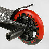 Самокат трюковий Reactor RC-33325, з колеса PU 110 мм, заввишки 85 см, пегами, підшипники ABEC 9, фото 9