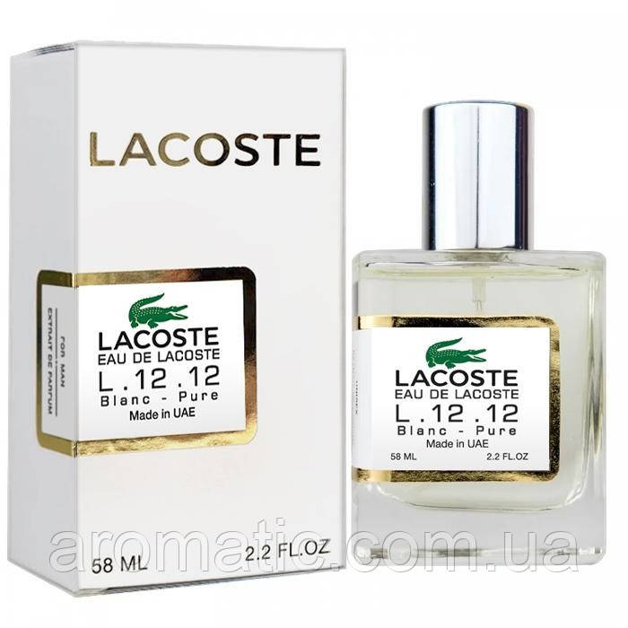 Lacoste L.12.12 Blanc-Pure Perfume Newly чоловічий 58 мл, фото 1