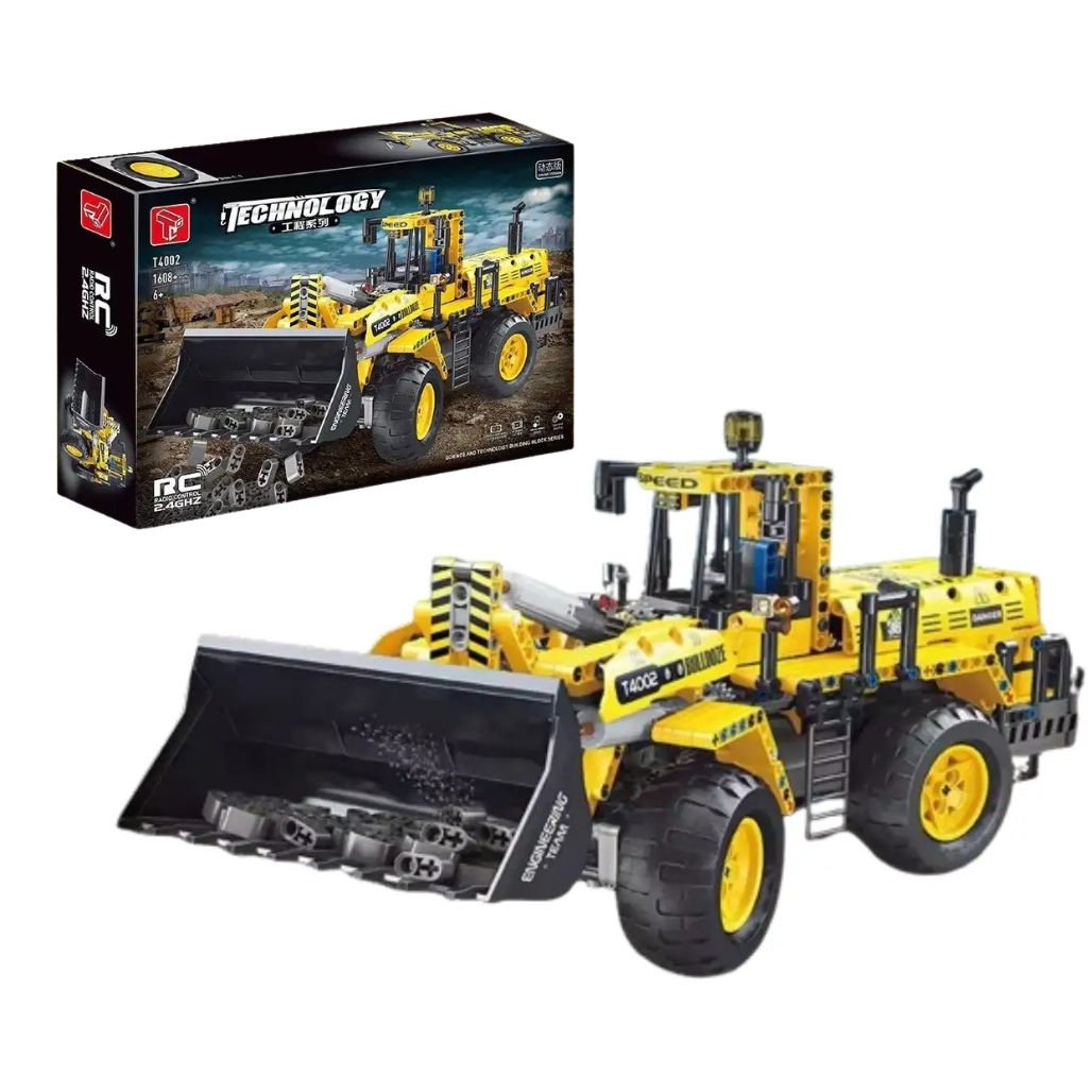 Конструктор дитячий Бульдозер на дистанційному управлінні на 1608 деталей, фото 1