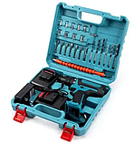 Шурупокрут акумуляторний 9499 з насадками, фото 4