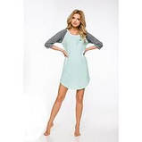 Жіноча нічна сорочка бавовна Taro Mocca 2325 ментоловый L, фото 3