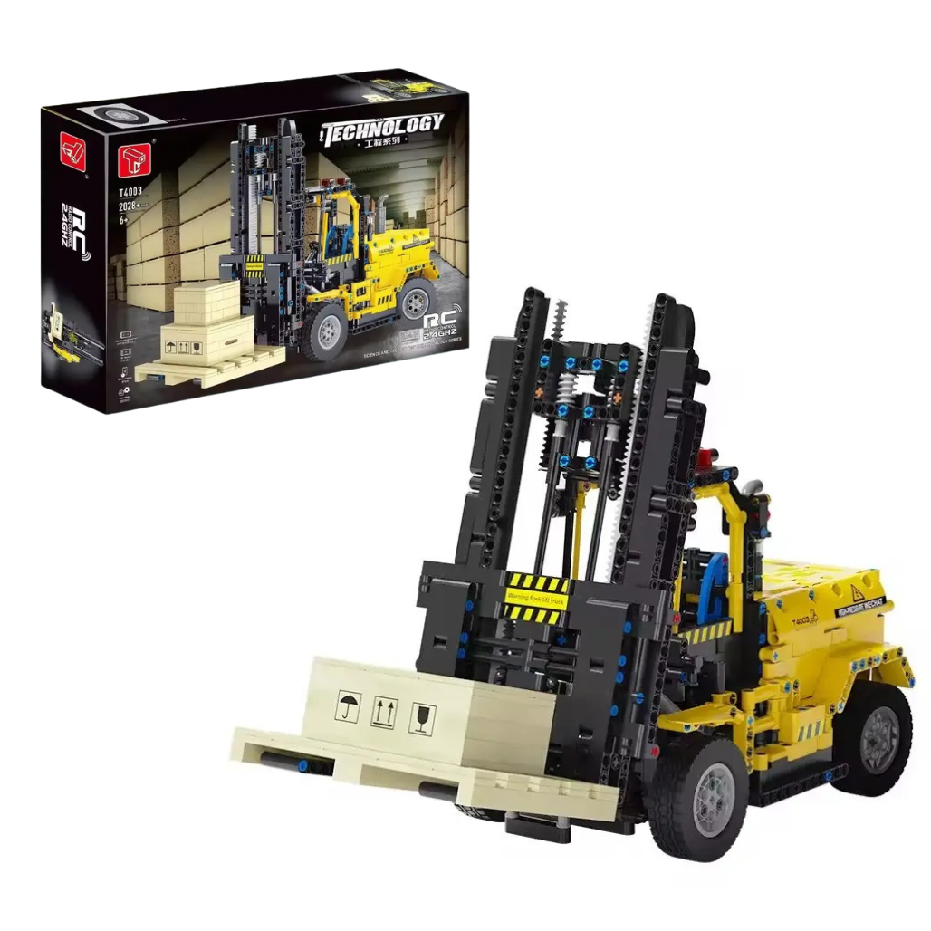 Конструктор дитячий вилочний навантажувач на дистанційному управлінні на 2028 деталей, фото 1