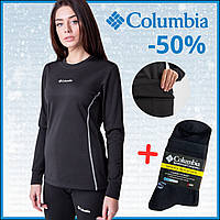 Набір термобілизни COLUMBIA жіночої для спорту для зими + термошкарпетки morens