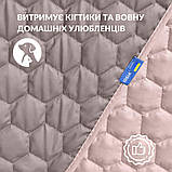 Покривало на ліжко Silhouette 240x260 IDEIA двостороннє, міцне стьобання тканини, антиалергенне волоконо, фото 7