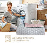 Покривало на ліжко Silhouette 240x260 IDEIA двостороннє, міцне стьобання тканини, антиалергенне волоконо, фото 9