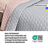 Покривало на ліжко Silhouette 240x260 IDEIA двостороннє, міцне стьобання тканини, антиалергенне волоконо, фото 10