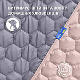 Покривало на ліжко Silhouette 240x260 IDEIA двостороннє, міцне стьобання тканини, антиалергенне волоконо, фото 7