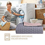 Покривало на ліжко Silhouette 240x260 IDEIA двостороннє, міцне стьобання тканини, антиалергенне волоконо, фото 9