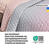 Покривало на ліжко Silhouette 220x240 IDEIA двосторонне, міцна стібка тканини, антиалергенне волокно, фото 10