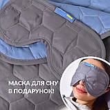 Плед-подушка IDEIA дорожня для літака, кемпінгу, походів, кріпиться до валізи, незамінна для подорожей, фото 7
