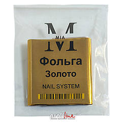 Фольга перевідна для дизайну нігтів Mia-M Professional 4х50 см Золото глянсове