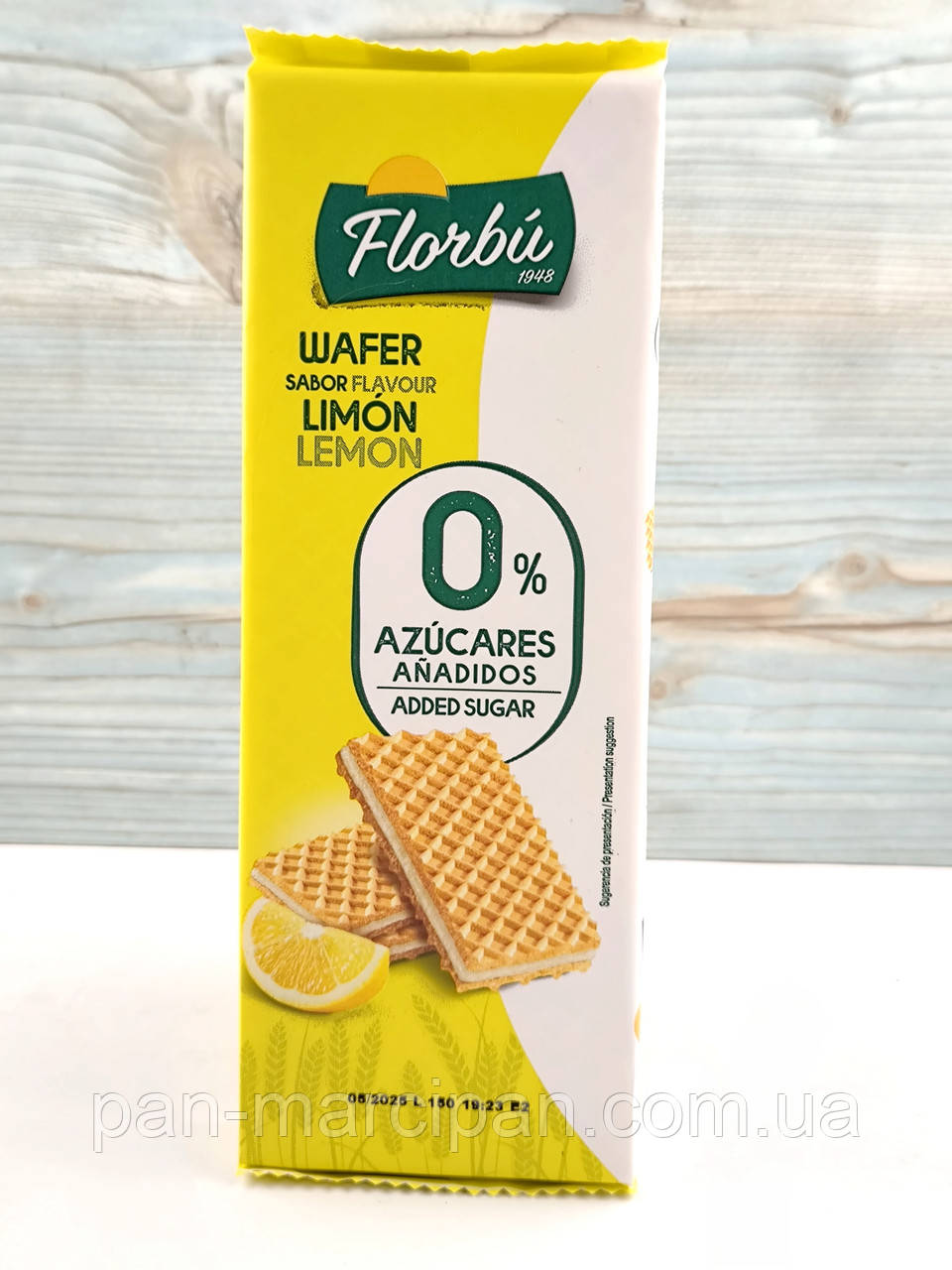 Вафли с лимоном без сахара Florbu 0% 150г Испания, фото 1