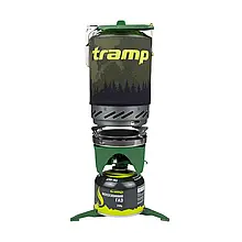 Туристична система для приготування їжі UTRG-115-olive + газовий різьбовий балон 230 грам