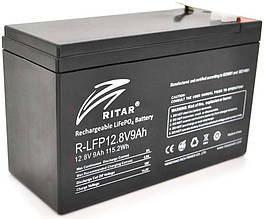 Акумуляторна батарея Ritar LiFePO4 12,8V / 9Ah (115,2Wh) / 150x65x95 (100) / 1,010kg