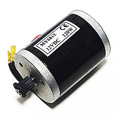 Електромотор MY6812 12 вольтів 120 ватів колекторний під ремінь