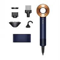Фен для волосся Dyson Supersonic HD07 Special Gift Edition Prussian Blue/Rich Copper Дифузор з насадками 1600 Вт