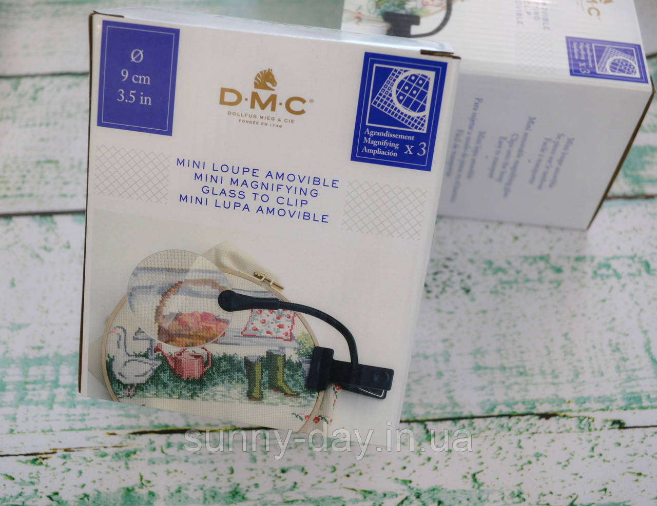 Лупа з гнучким держаком на прищіпці DMC, фото 1