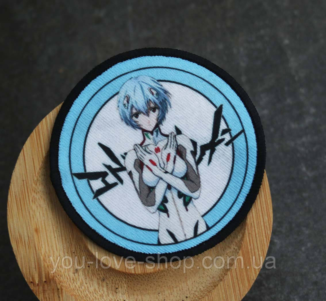 Нашивка Evangelion "Рей Аянами на білому" No16