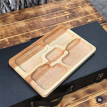 Обробна дошка/менажниця (2 в 1)