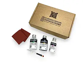 Набір для фарбування та відновлення гладкої шкіри GUTALIN.CLEAN Restoration MINI колір чорний (30мл.)