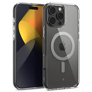 Чохол Caseology Capella Mag Clear Gray для iPhone 16 Pro ACS08306