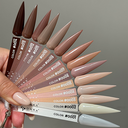Гель-лак DNKa Gel Polish Color №0006, 12 мл пудрово-рожевий, фото 3
