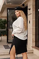 Спідниця та кофта жіноча на осінній зимовий період з ангори