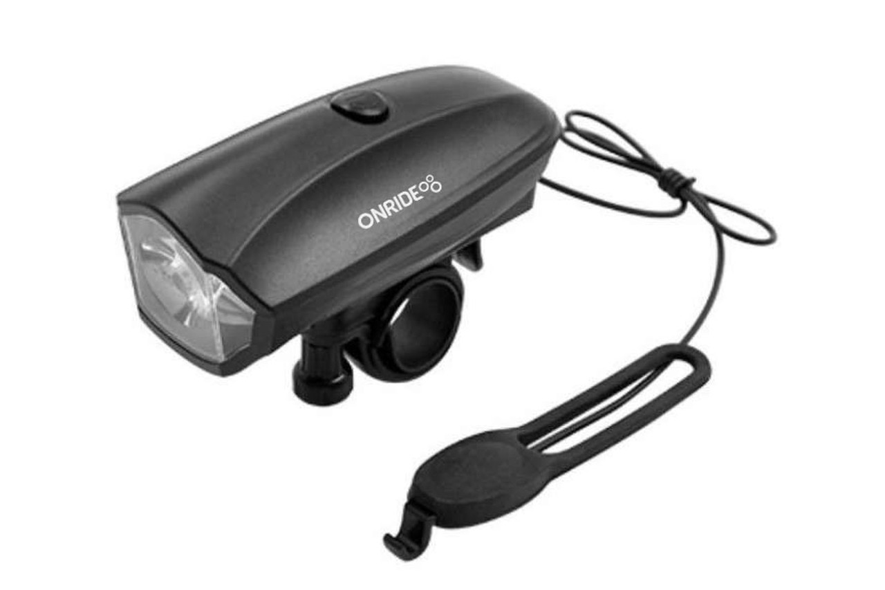 Фонарик на велосипед 2в1 (велофара + сигнал) Onride Lightbell
