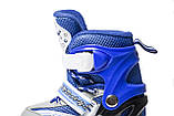 Дитячі ролики для найменших діточок "Happy Sport". BLUE. Розмір 27-30, фото 6