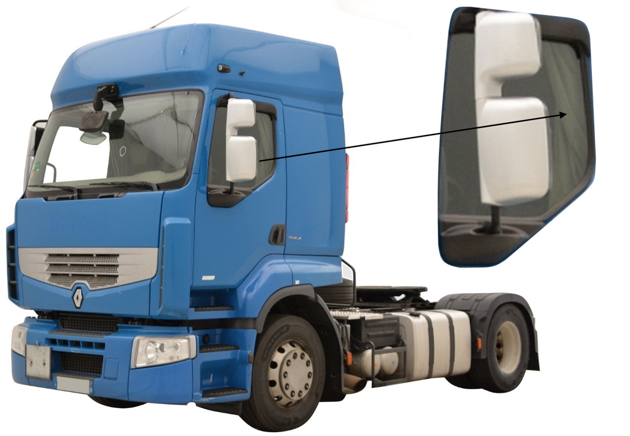 Бічне скло Renault Premium 1996-2013 передніх дверей ліве, фото 1
