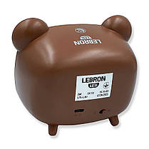 Настільний нічник Lebron L-TL-L-80 з акумулятором 3 W 3000-6500 K коричневий 15-13-80, фото 4