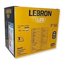 Настільний нічник Lebron L-TL-L-80 з акумулятором 3 W 3000-6500 K коричневий 15-13-80, фото 5