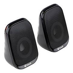 Комп'ютерні колонки Kisonli X7 RGB colorful light Колір Чорний