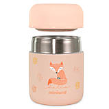 Дитячий термос для їжі Miniland Silky Food на 280 мл Dolce Peach, фото 2