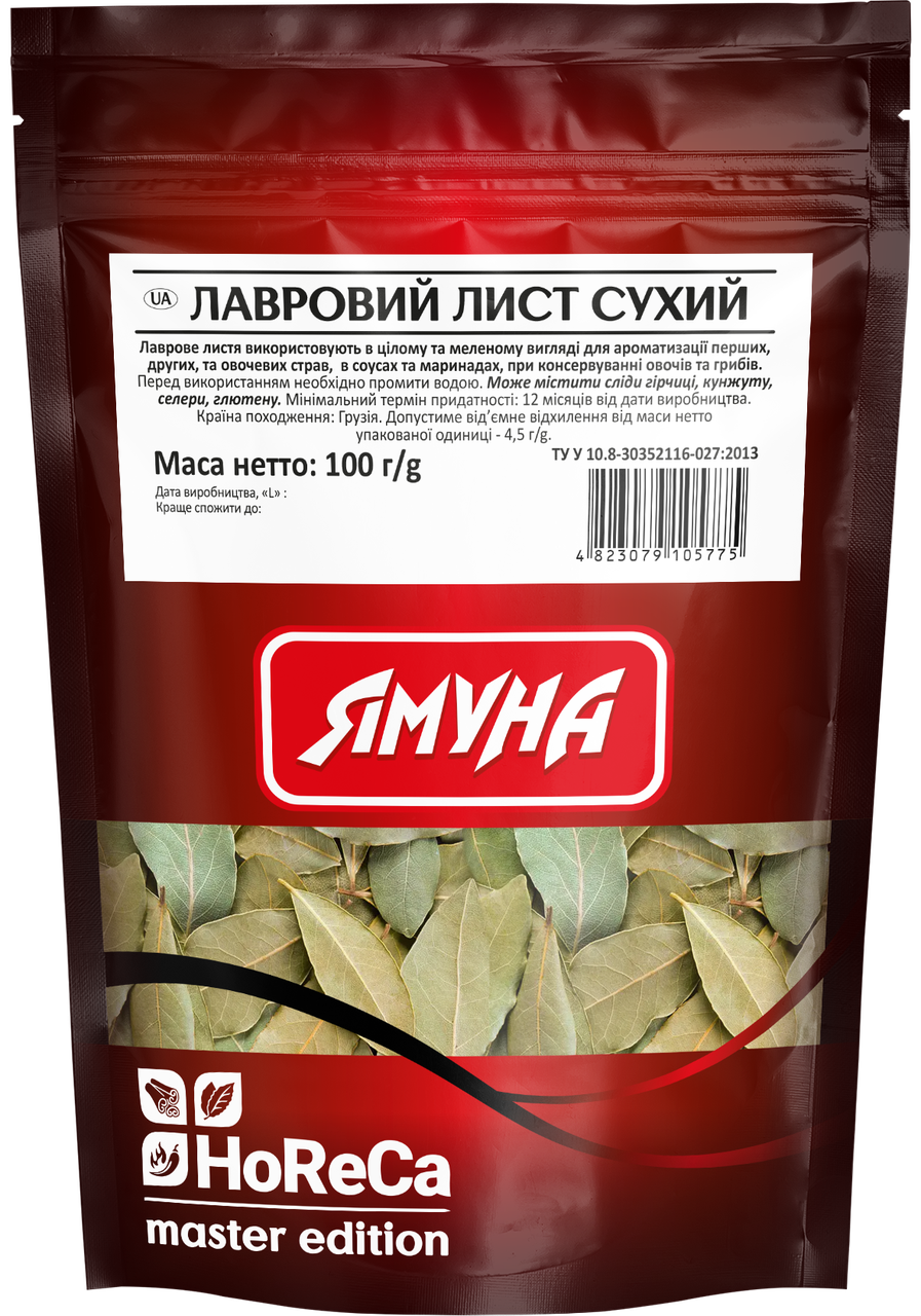 Лавровий лист 100г.HoReCa ТМ Ямуна