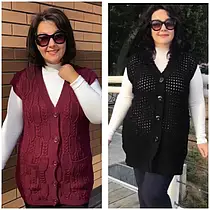 Жилети (безрукавки) жіночі в'язані